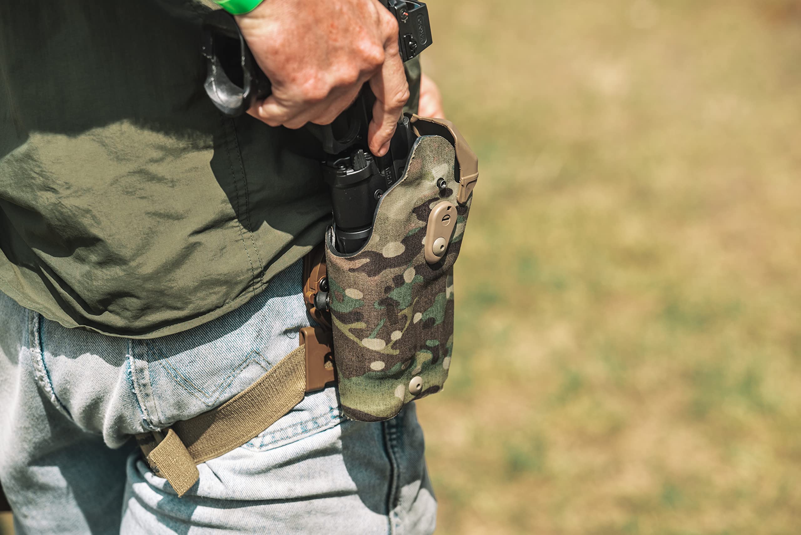 Safariland 6378RDS ALS Concealment Paddle Holster with Belt Loop - Image 4