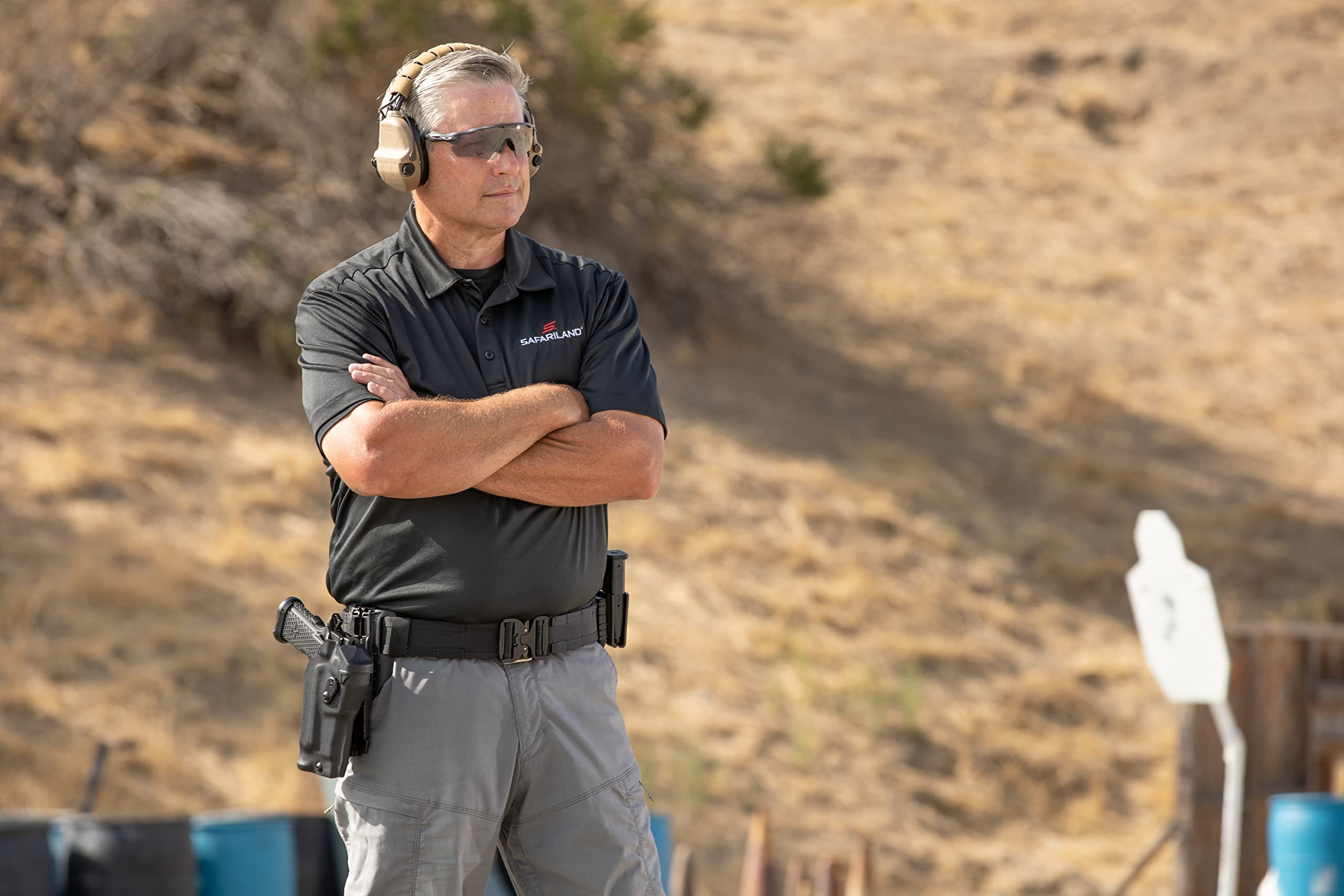 Safariland 6390RDS Level Two Retention Duty Holster Weapon Accessories for Glock 17 22 Surefire X300U Tactical Black Right Hand - Image 5