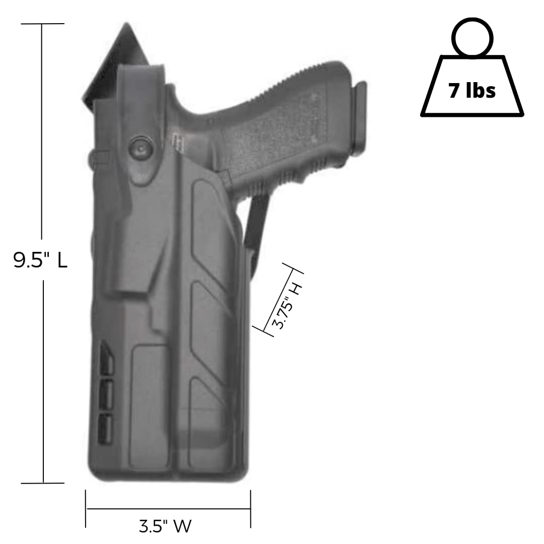 Safariland 7360 7TS ALS/SLS Mid-Ride Duty Rated Level III Retention Holster - Image 9