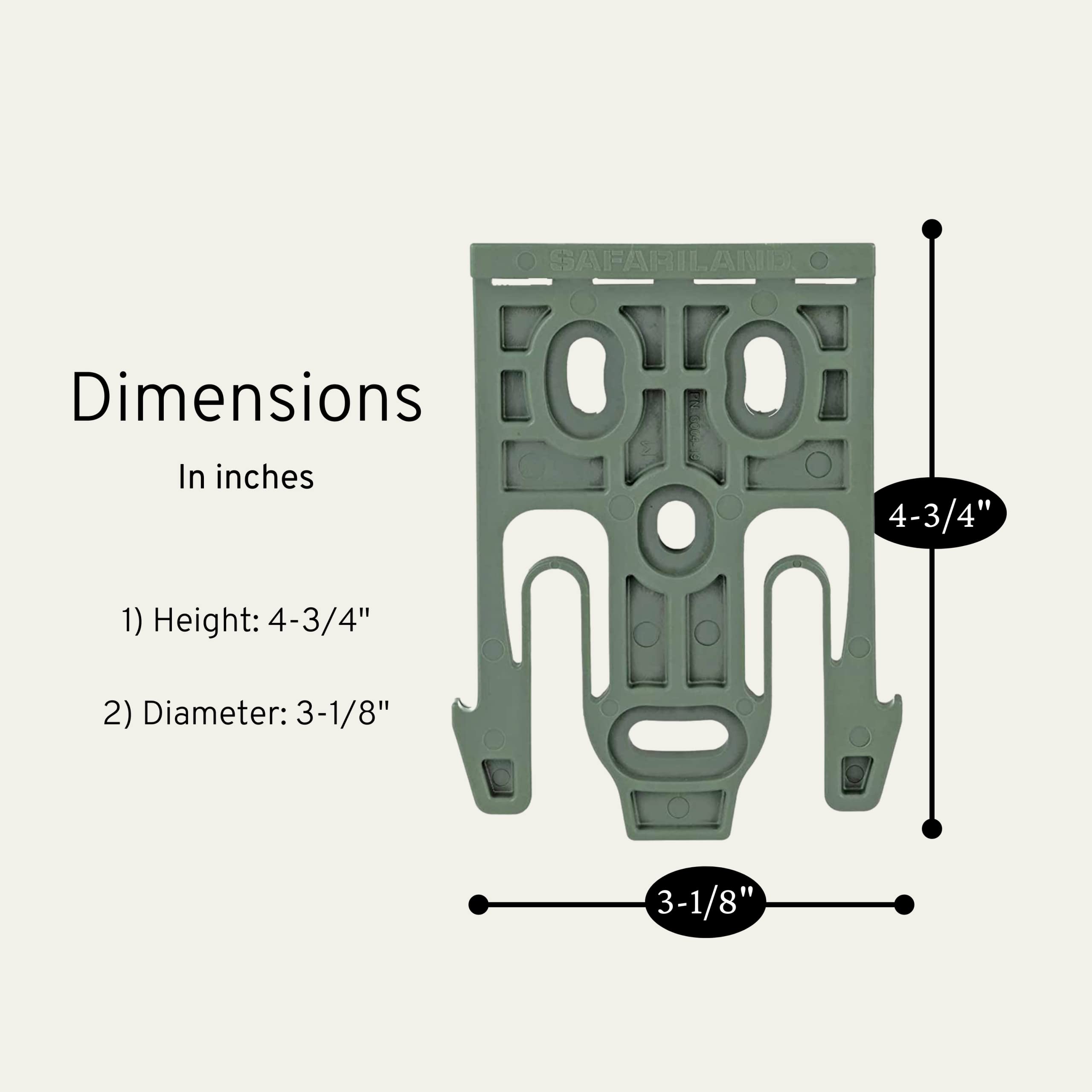 Safariland Safariland QLS19 Quick Duty Holster Locking Fork System - Image 4